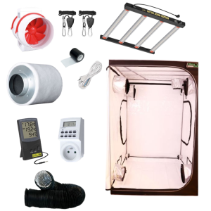 Sunpro kit HITTER 300W, 2,7 umol/J - Climabox White 100x100x200cm