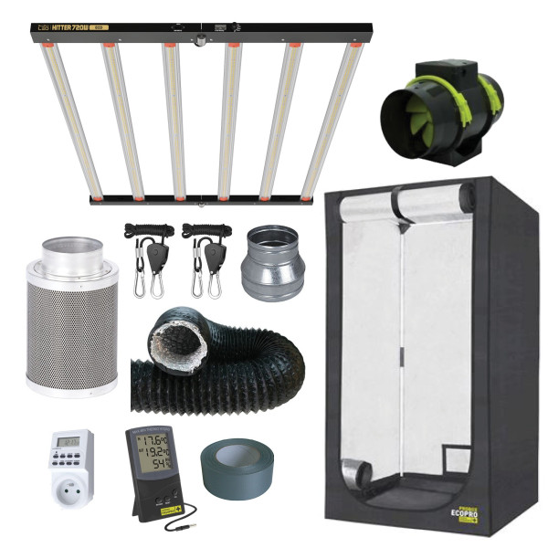 Sunpro kit HITTER 720W eco, 2,6 umol/J - Probox Ecopro 150x150x200cm