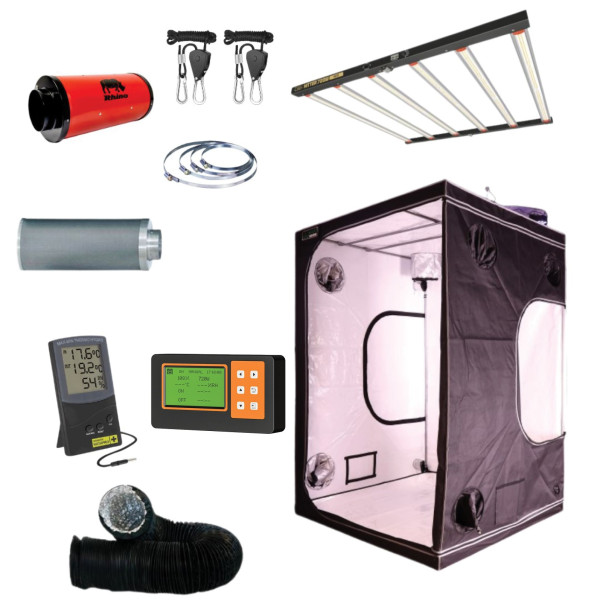 Sunpro HIGH-TEC kit HITTER 720W LED, 3,1 umol/J - Climabox White 150x150x200cm