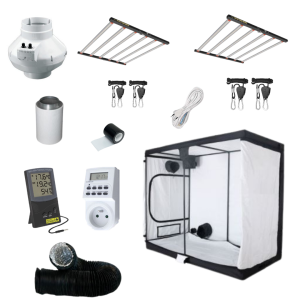 Sunpro kit HITTER 720W, LED 3,1 umol/J - Climabox White 300x150x200cm