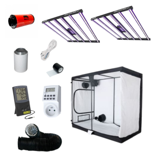 Lumatek kit ZEUS 600W, LED 3,1 umol/J - Climabox White 300x150x200cm