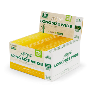 PURIZE® papírky Long Size Wide, 42 ks v balení, nebělené | box 40 ks