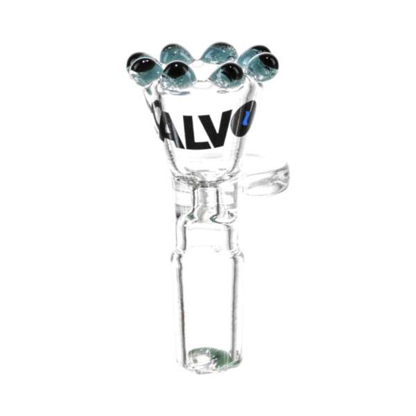 Skleněný kotlík CALVO Pearl Bowl, tyrkysový, zábrus 18 mm