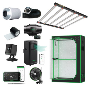 Vivosun kit HITTER 720W LED, 3,1 umol/J - Vivosun tent 150x150x200cm vč. klimatizace