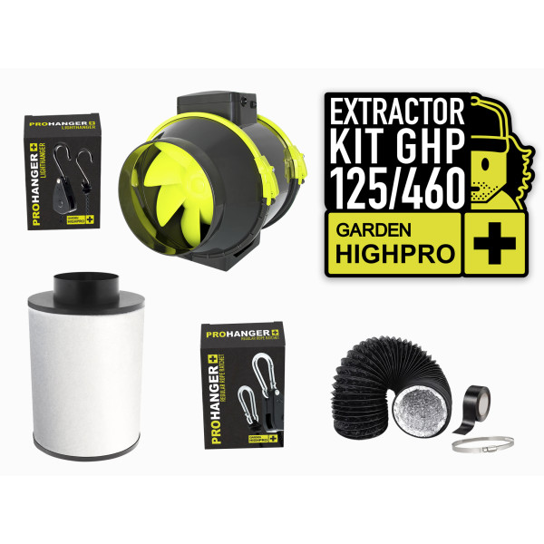 GARDEN HIGH PRO EXTRACTOR KIT 125mm, 460m3/h
