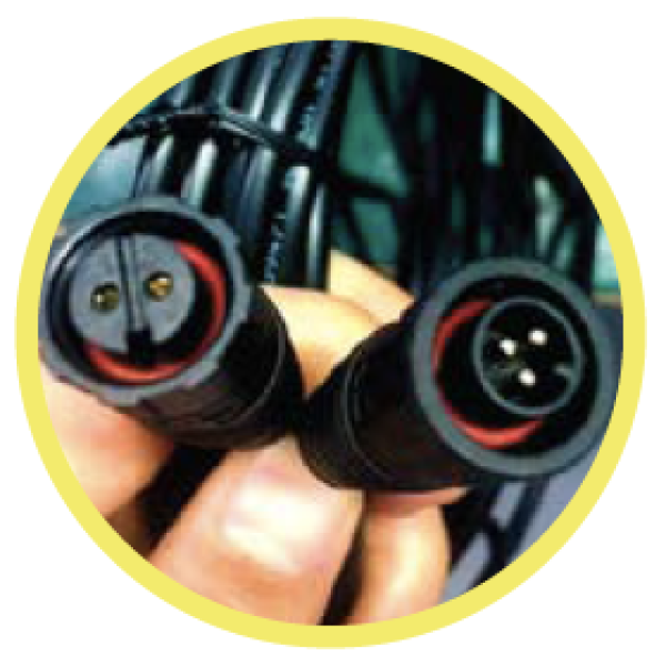 LED Daisy Chain Control Cable to link Latest to
Previous Version Zeus (3 Pin - 2 Pin)