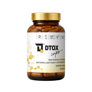 DTOX Caps - Brain & Balance Complex, 120 kapslí