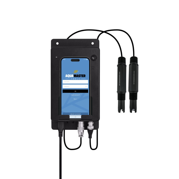 AquaMaster Tools W650 Pro Inline – WiFi monitor pH, EC a teploty živného roztoku