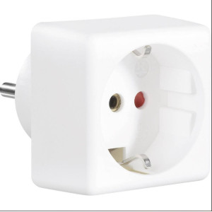 Adaptér ze zástrčky SCHUKO EU na českou zásuvku