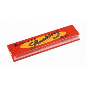 Papírky Smoking Red King Size, 32 ks v balení