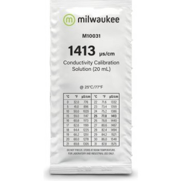 Kalibrační roztok Milwaukee  1,413 EC - 20ml/box 25ks