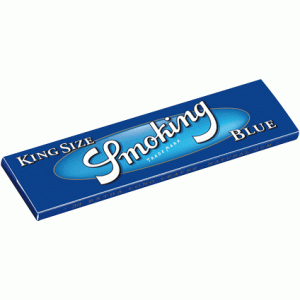 Papírky Smoking Blue King Size, 33 ks v balení