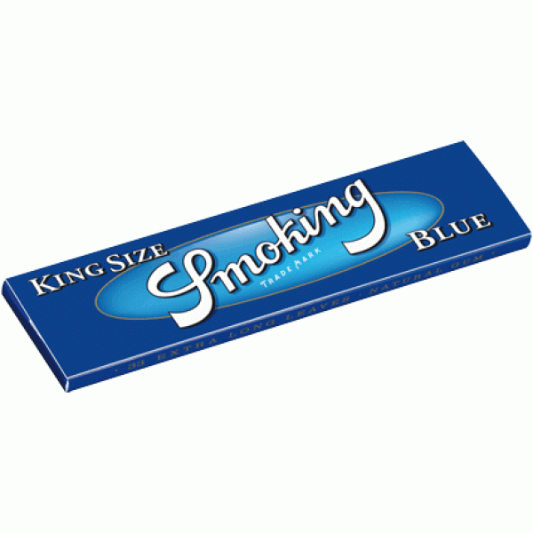 Papírky Smoking Blue King Size, 33 ks v balení