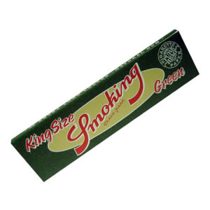 Papírky Smoking Green King Size, 33 ks v balení