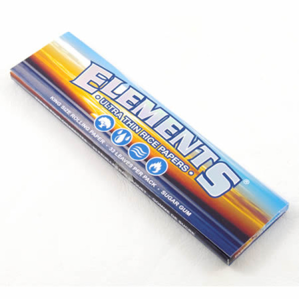 Papírky ELEMENTS King Size, 32 ks v balení