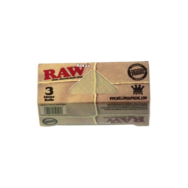 Rolovací papírky RAW CLASSIC rolls, 3 m v balení, 1 ks | box 12 ks