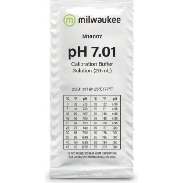 Kalibrační roztok Milwaukee pH 7,01 - 20ml/box 25ks