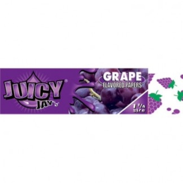 Juicy Jay's ochucené krátké papírky, Grape, 32 ks v balení