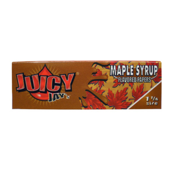 Juicy Jay's ochucené krátké papírky, Maple syrup, 32 ks v balení