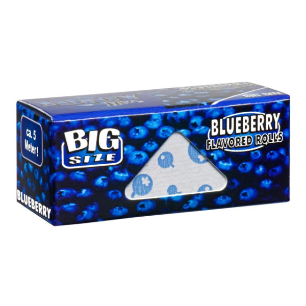 Papírky Juicy Jay's Rolls, Borůvka, 5 m v balení | box 24 ks