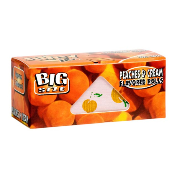 Papírky Juicy Jay's Rolls, Broskev, 5 m v balení | box 24 ks