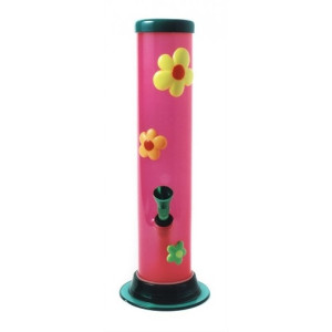 Bong Zooom Straight Daisy Pink 25cm