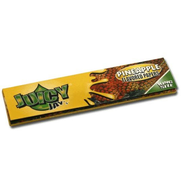 Papírky JUICY JAY'S King Size, Ananas, 32 ks v balení