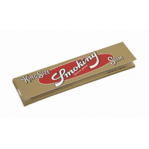 Papírky Smoking Gold King Size Slim, 33ks v balení