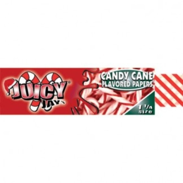 Juicy Jay's ochucené krátké papírky, Candy Cane, 32 ks v balení