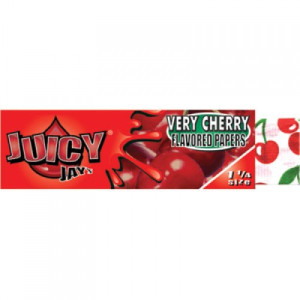 Juicy Jay's ochucené krátké papírky, Very cherry, 32 ks v balení