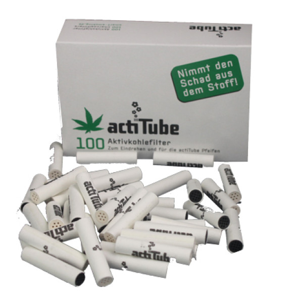 Filtry ActiTube REGULAR, 8 mm, 100 ks v balení | box 10 ks
