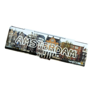 Obal na King Size papírky, Amsterdam, baráčky, 1 ks