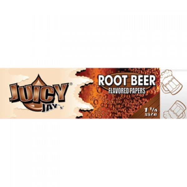 Juicy Jay's ochucené krátké papírky, Root beer, 32 ks v balení