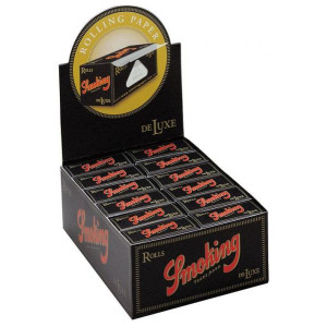 Rolovací papírky Smoking Deluxe Rolls, 4m v balení | box 24ks