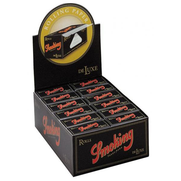 Rolovací papírky Smoking Deluxe Rolls, 4m v balení | box 24ks