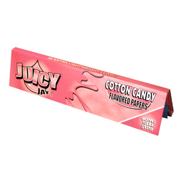 Papírky JUICY JAY'S King Size, Cukrová vata, 32 ks v balení