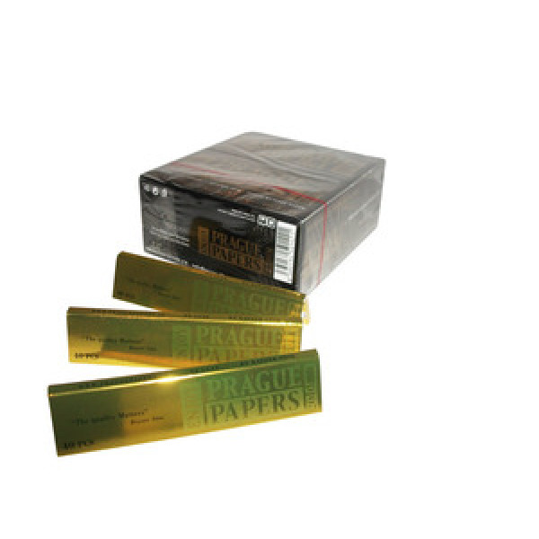 Papírky PRAGUE PAPERS DELUXE King Size, 40 ks v balení | box 50 ks