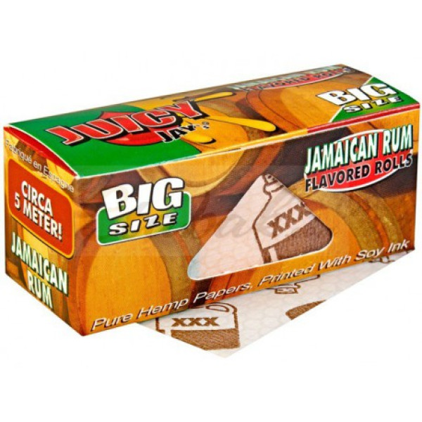 Papírky Juicy Jay's Rolls, Jamajský rum, 5 m v balení | box 24 ks