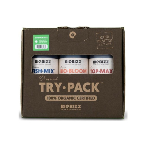 BioBizz Try-Pack Outdoor, celkový objem 750ml