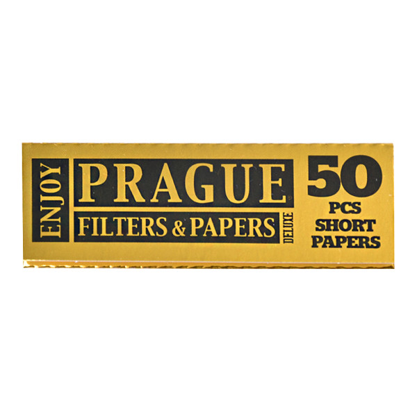 Krátké papírky PRAGUE PAPERS deluxe GOLD, 50 ks v balení | box 50 ks