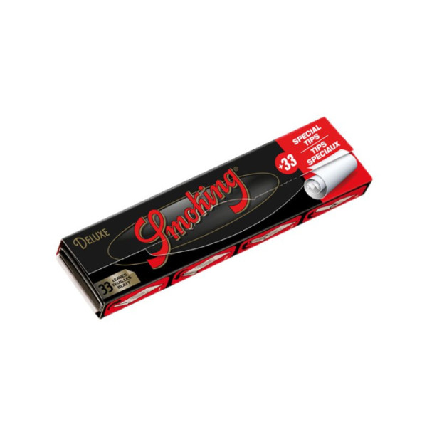 Set Smoking Deluxe, papírky a filtry, 33 ks v balení | box 24 ks