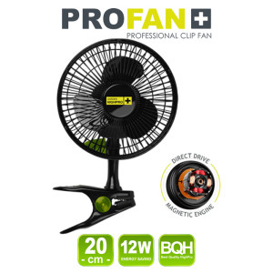 Garden HighPro - Klipsnový ventilátor PROFAN 12W, průměr 20cm