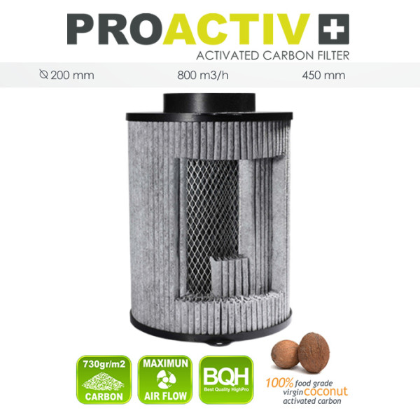 Filtr Pro Activ 800m3/h, 200mm