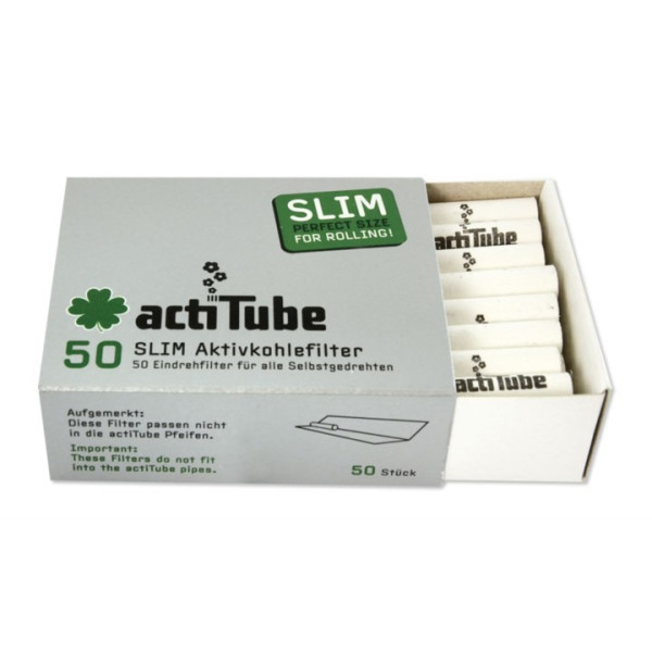 Filtry ActiTube SLIM, 7 mm, 50 ks v balení | box 20 ks