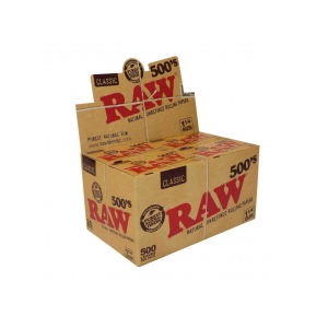 Papírky RAW 1 1/4 krátké, 500ks v balení | box 20ks