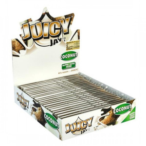 Papírky JUICY JAY'S King Size, Kokos, 32ks v balení | box 24ks