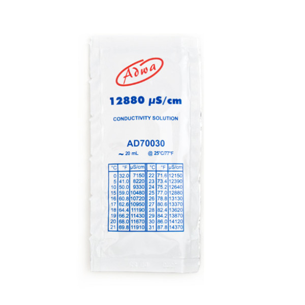 Kalibrační roztok Adwa 12,880 mc/cm EC - Box 25ksl